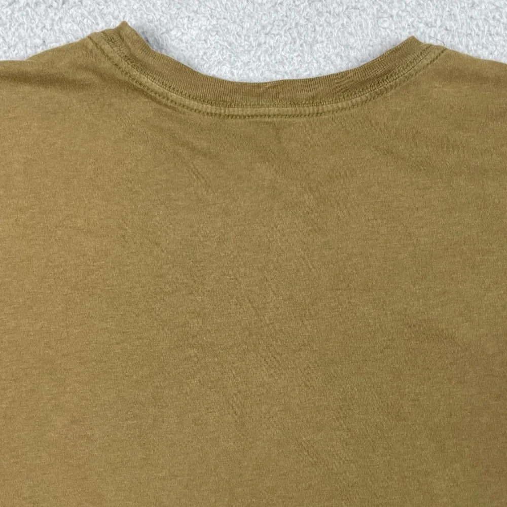The North Face Half Dome Logo T-Shirt Mens Large Brown Short Sleeve Cotton